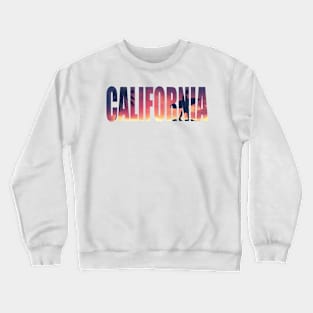 Vintage Filtered California Postcard Crewneck Sweatshirt